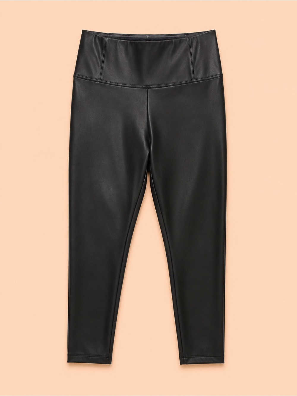 RW&CO FAUX LEATHER LEGGINGS